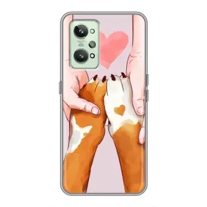 Чохол (ТПУ) Милі песики для Realme GT2 (Любов до собак)
