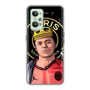 Чехол (TPU) с Футболистом на Realme GT2 (Mbappe King)