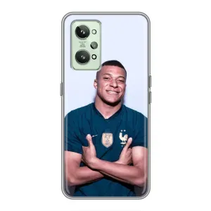 Чехол (TPU) с Футболистом на Realme GT2 (Мбаппешичка)