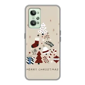 Чехол Санта Клаус для Realme GT2 (Merry Christmas)