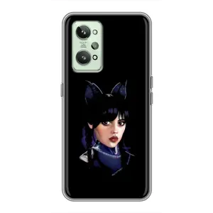 Чехлы с принтом Уэнсдей на Realme GT2 (Милая Уэнсдей)