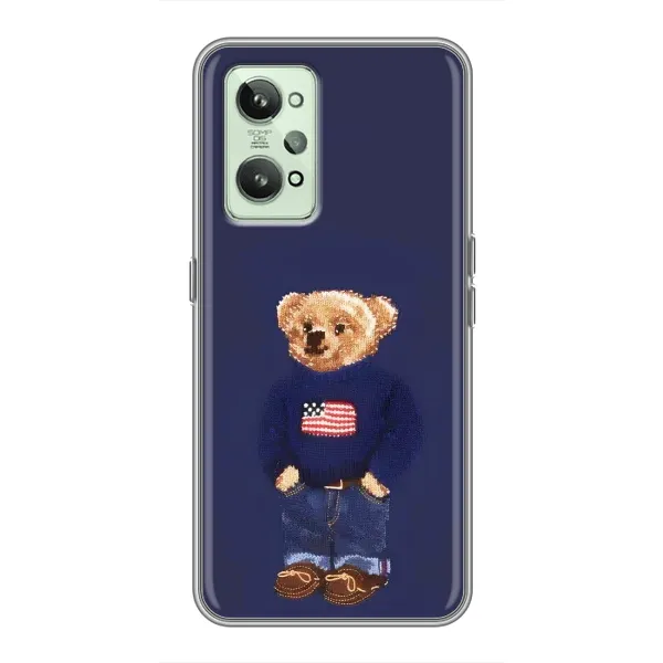 Чехол с рисунком «Мишка USA» для Realme GT2 Чехол с рисунком «Мишка USA» для Realme GT2