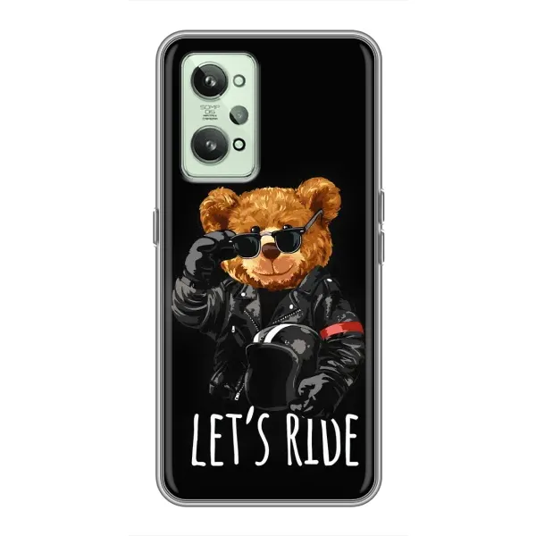 Чехол с рисунком «Модный Мишка» для Realme GT2 Чехол с рисунком «Модный Мишка» для Realme GT2