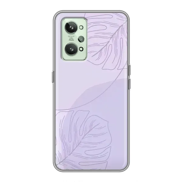 Чехол с рисунком «Монстера фиолетовая» для Realme GT2 Чехол с рисунком «Монстера фиолетовая» для Realme GT2