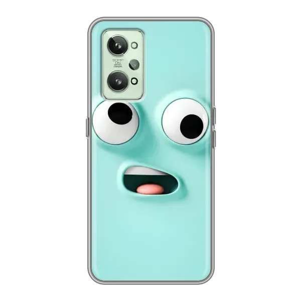 Чехол с рисунком «Забавное мятное лицо» для Realme GT2 Чехол с рисунком «Забавное мятное лицо» для Realme GT2