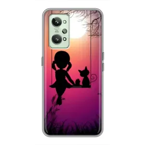 Дівчачий Чохол для Realme GT2 (На гойдалці)