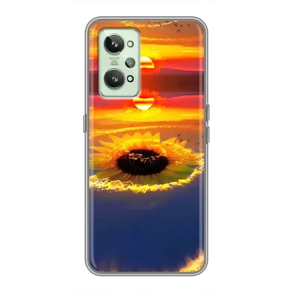 Чехол с рисунком «Небо подсолнух» для Realme GT2