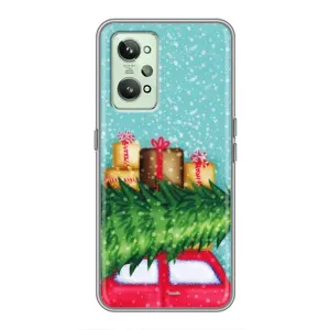 Чехол Новогодняя Елка на Realme GT2 (Новогодние подарки)