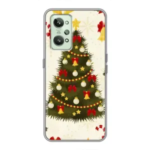 Чехол Новогодняя Елка на Realme GT2 (Новогодний принт)