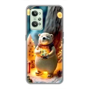 Чехлы на Новый Год Realme GT2 (Новогодний ведмеженок)