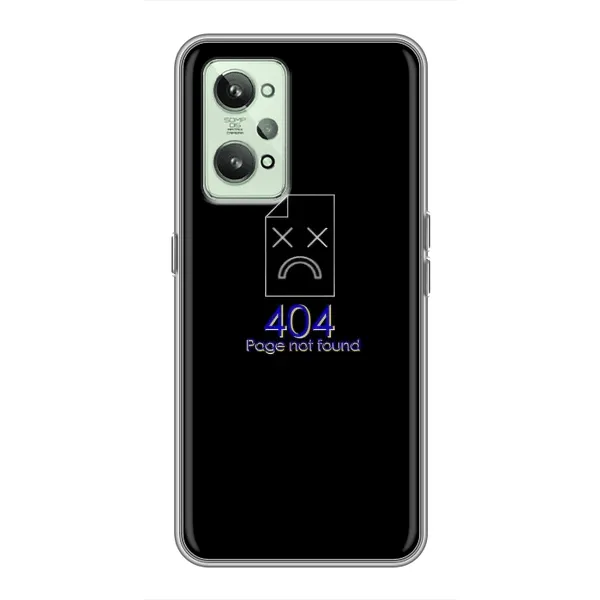 Чохол з малюнком «Помилка 404» для Realme GT2 Чохол з малюнком «Помилка 404» для Realme GT2
