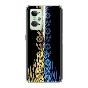 Силиконовый Чехол на Realme GT2 (Патриотическая вышиванка)