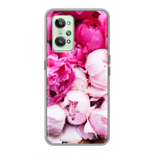 Чехол с рисунком «Пионы» для Realme GT2 Чехол с рисунком «Пионы» для Realme GT2