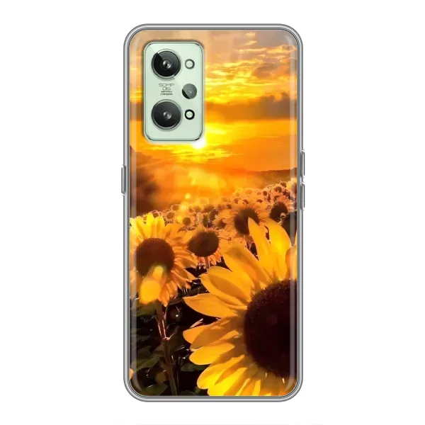 Чохол з малюнком «поле соняшників» для Realme GT2