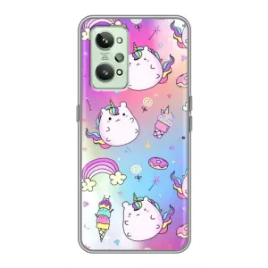 Чохол Unicorn на Realme GT2 (Веселка і Єдинорог)
