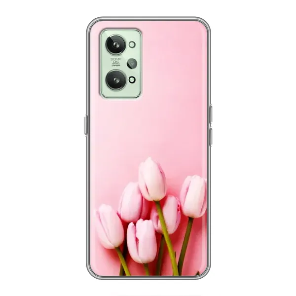 Чехол с рисунком «Розовые тюльпаны» для Realme GT2 Чехол с рисунком «Розовые тюльпаны» для Realme GT2