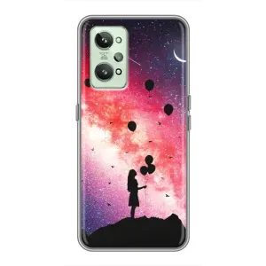 Силиконовые Чехлы Любимому человеку для Realme GT2 (Шарики в небе)