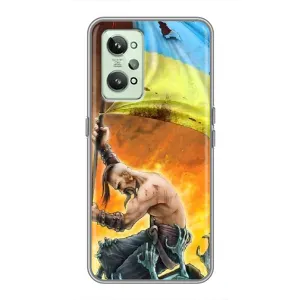 Чехол с картинкой (Патриотический КОЗАК) на Realme GT2 (Сильный Козак)