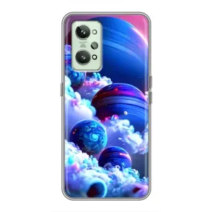 Чохли КОСМОС на Realme GT2 (Сині планети)