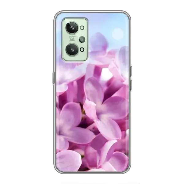 Чехол с рисунком «Сиреневые цветы» для Realme GT2 Чехол с рисунком «Сиреневые цветы» для Realme GT2