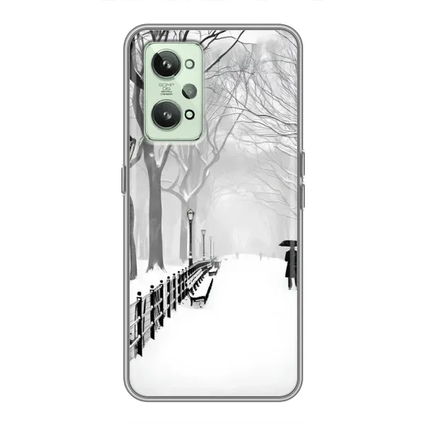 Чехол с рисунком «Снегом замело» для Realme GT2 Чехол с рисунком «Снегом замело» для Realme GT2