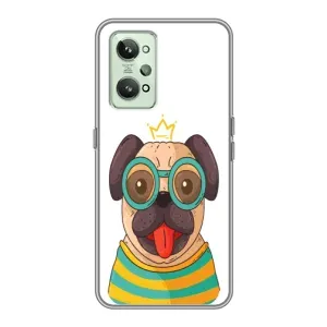 Бампер для Realme GT2 з картинкою "Песики" (Собака Король)
