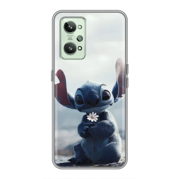 Чехол с рисунком «Стич с цветочком» для Realme GT2 Чехол с рисунком «Стич с цветочком» для Realme GT2
