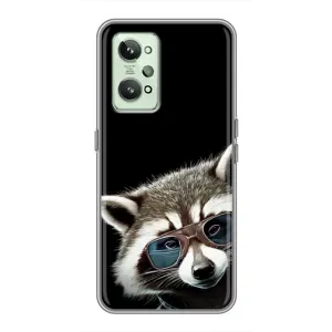 Силіконовий Чохол з Энотами на Realme GT2 (Стильний Єнот)
