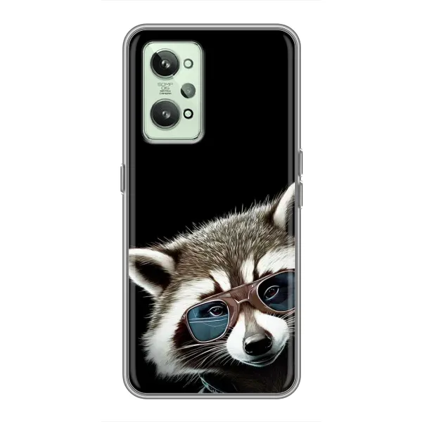 Чехол с рисунком «Стильный Енот» для Realme GT2