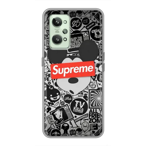 Чехол с рисунком «Supreme Маус» для Realme GT2 Чехол с рисунком «Supreme Маус» для Realme GT2