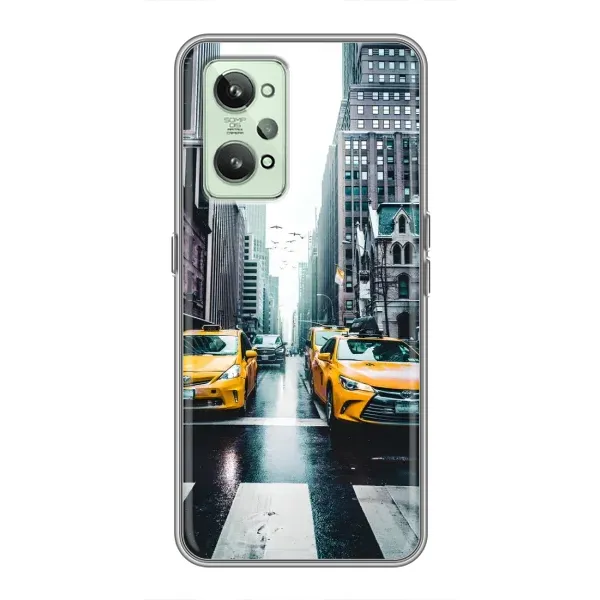 Чехол с рисунком «Такси» для Realme GT2 Чехол с рисунком «Такси» для Realme GT2