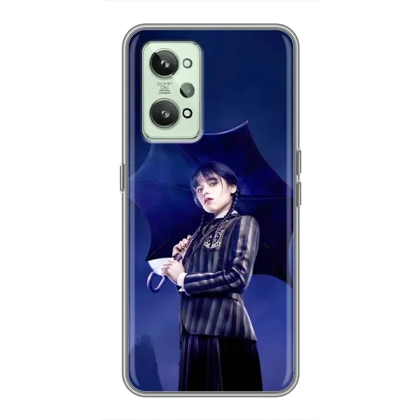 Чехол с рисунком «Уэнсдей с зонтом» для Realme GT2 Чехол с рисунком «Уэнсдей с зонтом» для Realme GT2