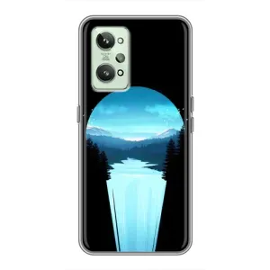 Летний Чехол на Realme GT2 (Синий Водопад)