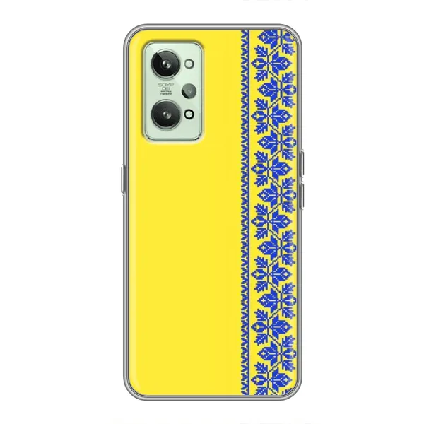 Чехол с рисунком «Вышиванка на желтом» для Realme GT2 Чехол с рисунком «Вышиванка на желтом» для Realme GT2
