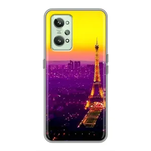 Чехол с Эйфелевой башней на Realme GT2 (Яркая башня)