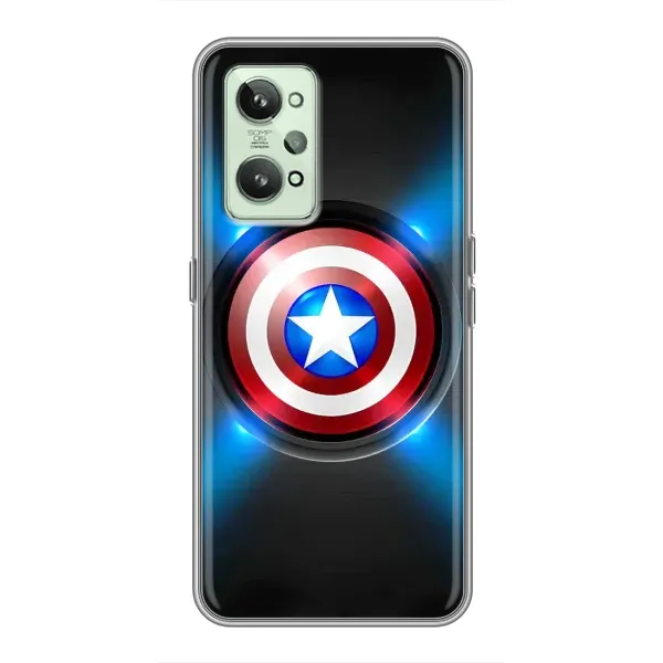 Чехол с рисунком «Яркий Щит Капитана» для Realme GT2 Чехол с рисунком «Яркий Щит Капитана» для Realme GT2