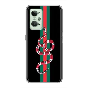 Чехлы Бренд GUCCI для Realme GT2 (Змей Гуччи)