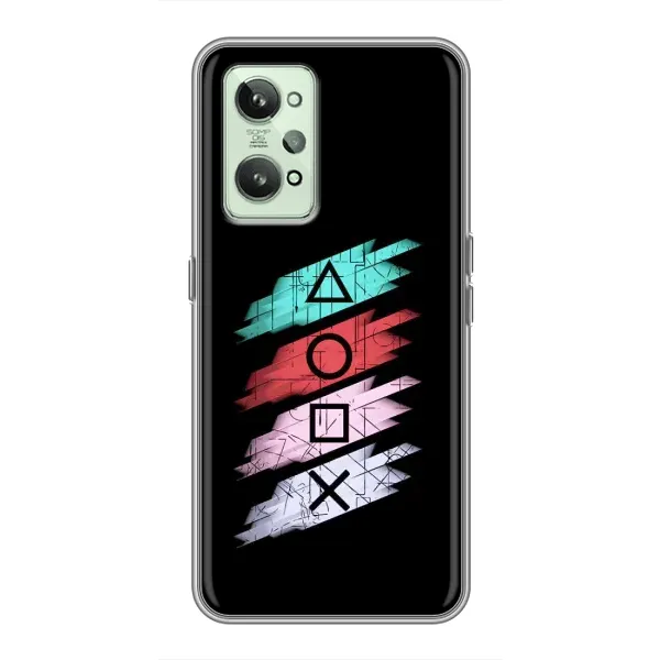 Чехол с рисунком «Значки Sony» для Realme GT2 Чехол с рисунком «Значки Sony» для Realme GT2