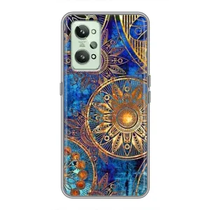 Чехлы со смыслом для Realme GT2 (Золотые узоры)