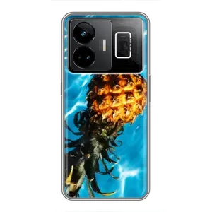 Чохол з зображенням смачної їжі для Realme GT3 (Ананас)