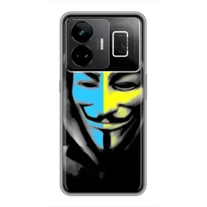 Чехол с Украинской символикой на Реалми ДжиТи 3 (Анонимус патриот)