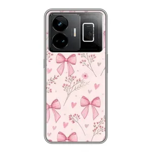 Чехол с рисунком «Банты с цветами» для Realme GT3