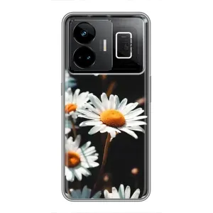 Чехол с ромашками на Realme GT3 (Белые ромашки)