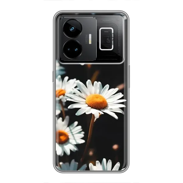 Чехол с рисунком «Белые ромашки» для Realme GT3 Чехол с рисунком «Белые ромашки» для Realme GT3