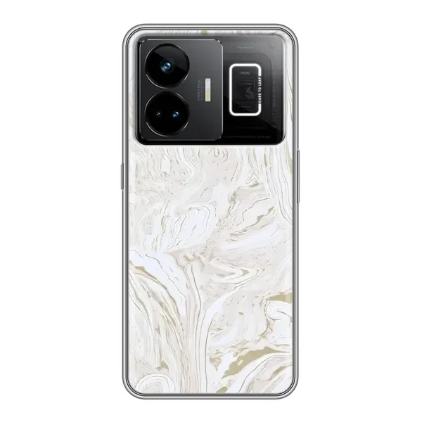 Чехол с рисунком «белый мрамор» для Realme GT3 Чехол с рисунком «белый мрамор» для Realme GT3