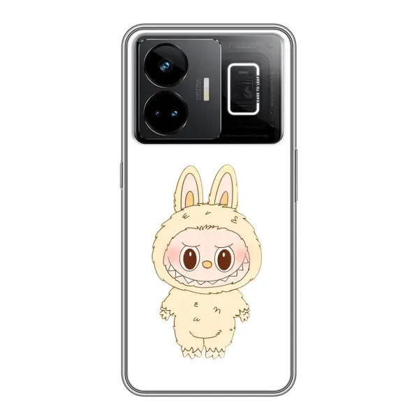 Чехол с рисунком «Бежевый Лабубу» для Realme GT3 Чехол с рисунком «Бежевый Лабубу» для Realme GT3