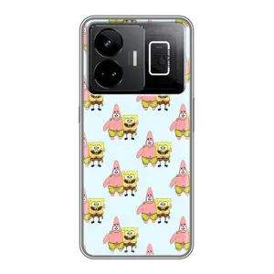Чехлы с Патриком на Realme GT3 (Боб и Патрик)