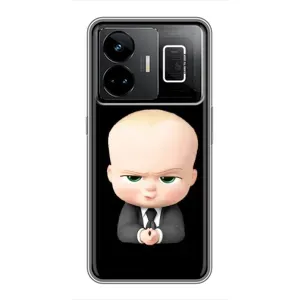 Мультяшный принт на Чехол для Реалми ДжиТи 3 (Бос)