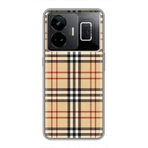 Чехол с рисунком «Burberry стиль» для Realme GT3 Чехол с рисунком «Burberry стиль» для Realme GT3