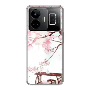 Чехол с принтом САКУРЫ на Realme GT3 (Чайная церемония)